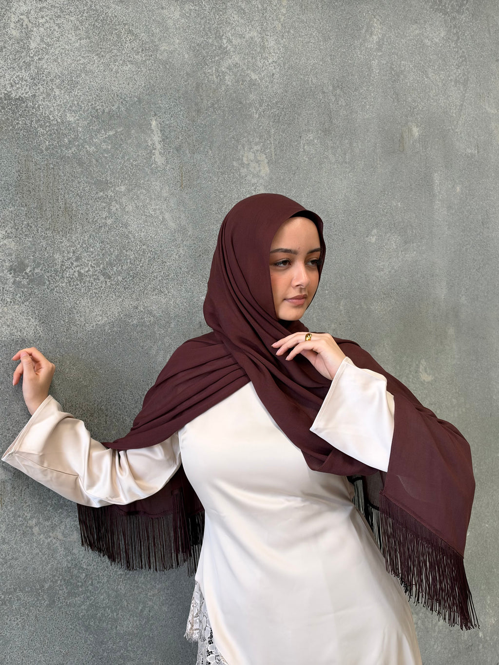The Fringe Modal - Brown