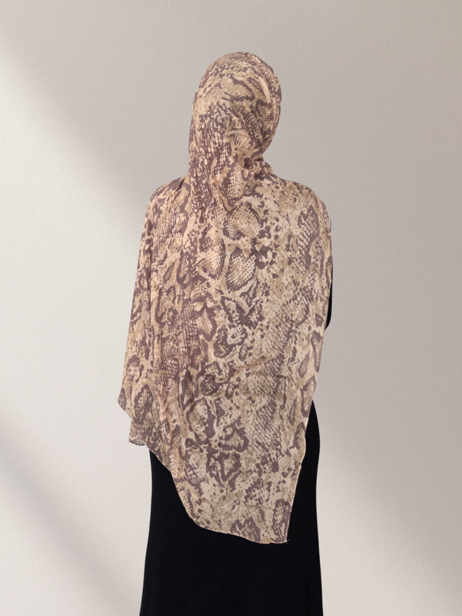 Printed Modal Hijab - Snakeskin