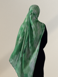 Double-Sided Print Modal Hijab-Green Ombre