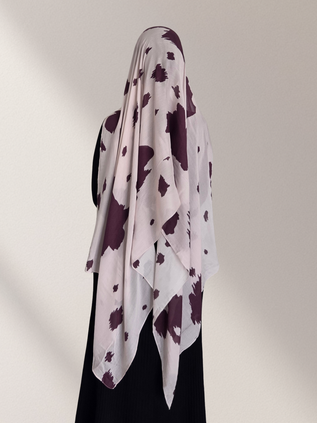 Double-Sided Print Modal Hijab-Cow Print