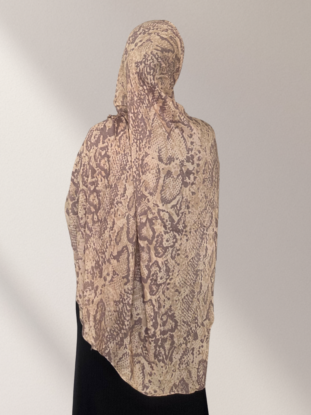Printed Modal Hijab - Snakeskin