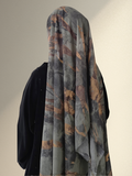 Printed Chiffon - Olive Green